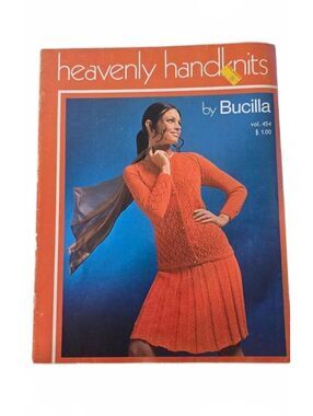 Vintage Heavenly Handknits by Bucilla Vol. 454 Knitting Pattern Book